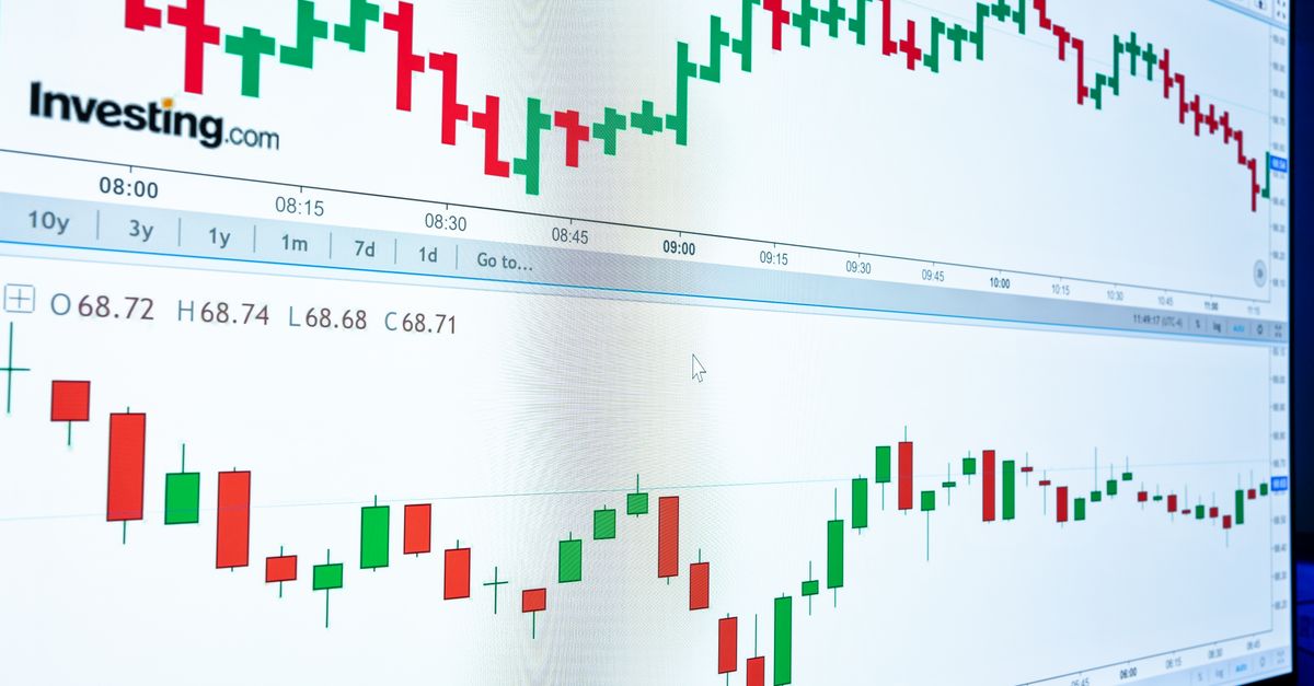 Detailed financial graphs depicting market trends and stock data for investment analysis.